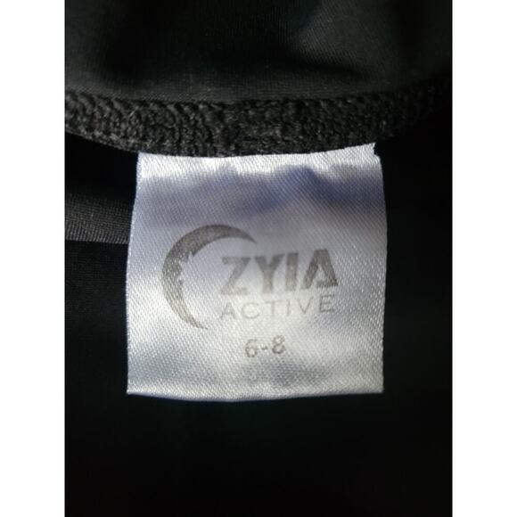 ZYIA Women's Leggings Size Medium Black Mesh Detail - Picture 11 of 11